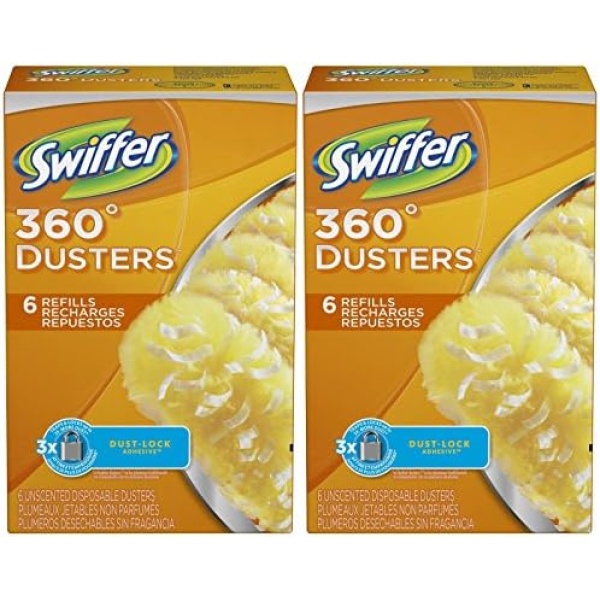 Swiffer 360 Duster Refill, 6 Count (Pack of 2)