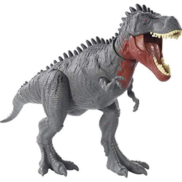 Jurassic World Massive Biters Tarbosaurus Larger-Species Dinosaur Action Figure, Tail-Activated Strike & Chomping Action