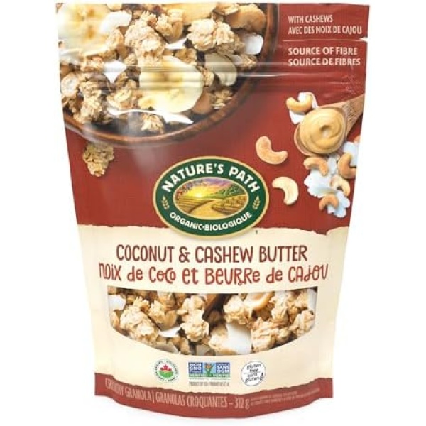 Nature's Path Organic Coconut Cashew Gluten Free Granola 312g Pouch, Golden