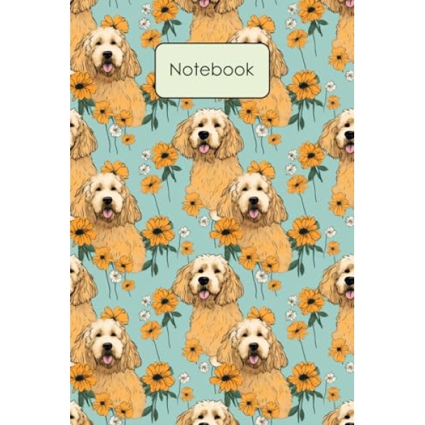 Notebook: Funny Golden Doodle Gifts for Owners, Birthday Gift Ideas for Kids, Lined Pages Dairy To Write in