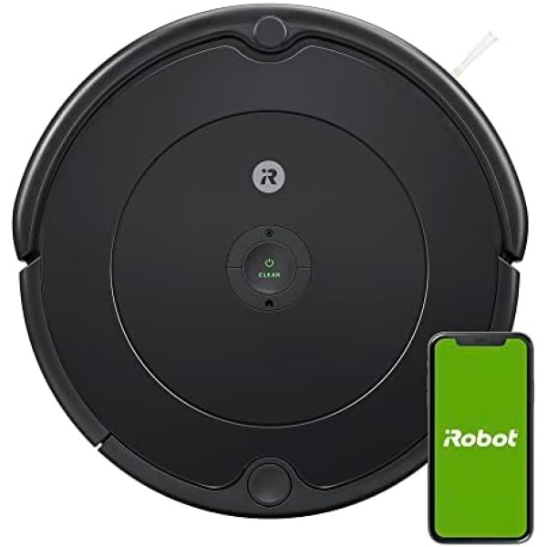 iRobot Roomba 692 Robot Vacuum-Wi-Fi Connectivity, Personalized Cleaning Recommendations, Works with Alexa, Good for Pet Hair, Carpets, Hard Floors, Self-Charging, Charcoal Grey