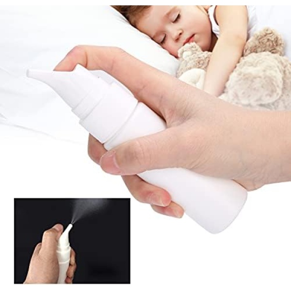 70ml Empty Rhinitis Spray Bottle, Baby Saline Nasal Spray Nasal Rinse Allergy Relief Children Adult Nasal Care Refillable Spray Bottle