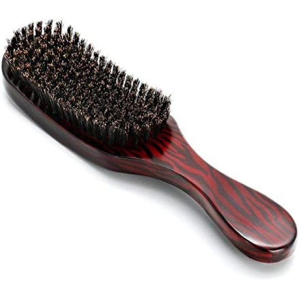 Hair Brush, Wave Brush Wood Handle Hair Brush for Women Man Thinning Hair Kids Soft Hair Brush Boar Bristle Hairbrush Set Mens Hair Brush Mens Boar Hair Brush Boar Brush Comb