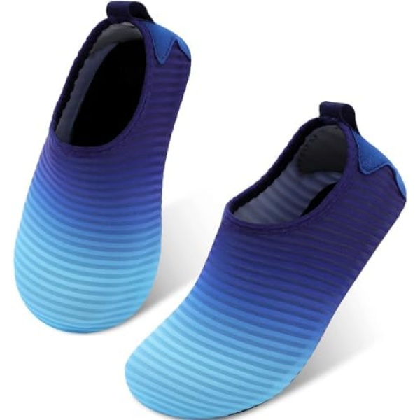 JOINFREE Boys Girls Water Shoes Barefoot Aqua Socks for Beach Swimming Pool Quick-Dry Unisex Kids