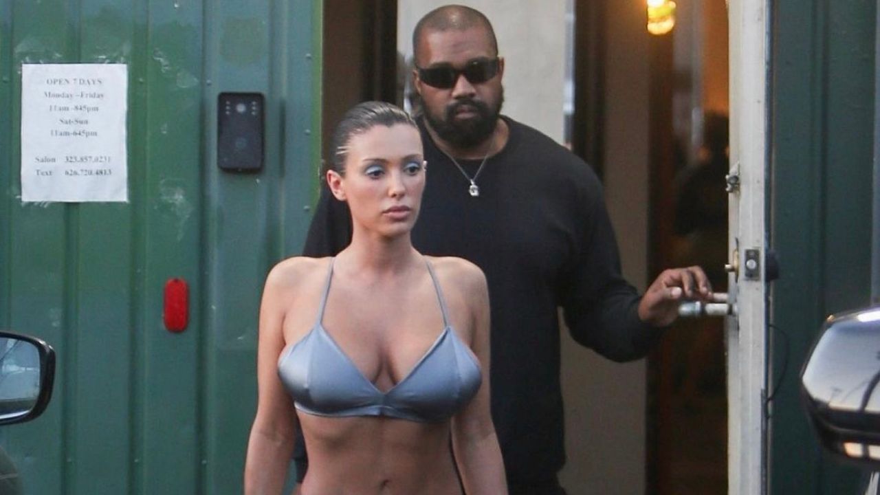 Kanye West and Bianca Censori Spotted Leaving Melrose Tanning Salon in Black and Metallic YZY Looks – Fashion Bomb Daily