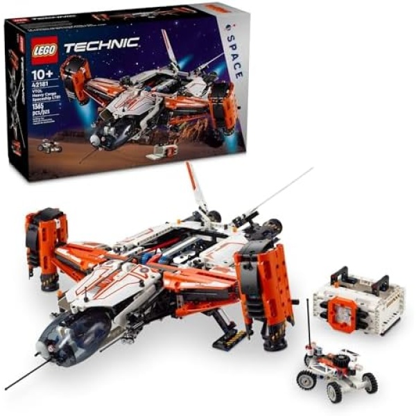 LEGO Technic VTOL Heavy Cargo Spaceship LT81, Space Gift Idea for Kids, Space Theme Toy, Vehicle Building Playset for Imaginative Play, Spaceship Toy for 10 Year Olds, 42181