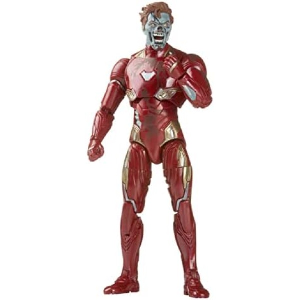 Marvel Legends Series MCU Disney Plus What if Zombie Iron Man Action Figure 6-inch Collectible Toy, 4 Accessories