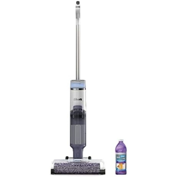 Shark WD200C HydroVac Cordless Pro 3-in-1 Vacuum, mop and self-Cleaning System with Antimicrobial brushroll* and Odour Neutralizer Technology for HardFloors and Area Rugs Dark Lilac