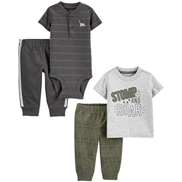 Simple Joys by Carter's baby-boys 4-piece Bodysuit, Top, and Pant SetPants Set