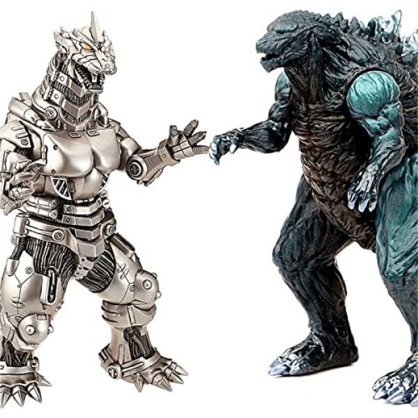 ZAVR Set of 2 Mecha Godzilla Earth MechaGodzilla Kiryu Toys, Godzilla Action Figures King of The Monsters 9-12 inch, Carry Bag