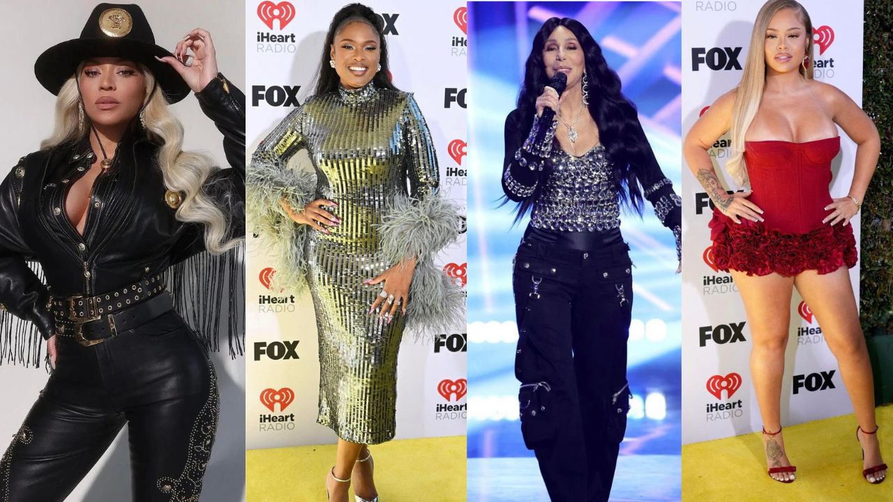 Beyoncé Wins Big in a Black Vintage Versace Look, Jennifer Hudson in Taller Marmo, Cher in Chrome Hearts, Latto in Fanci Club & More! – Fashion Bomb Daily
