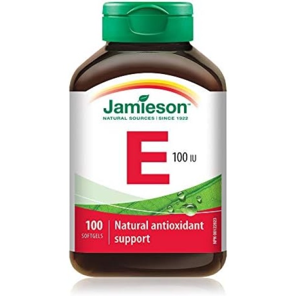 Jamieson Vitamin E 100 IU 100 Softgels