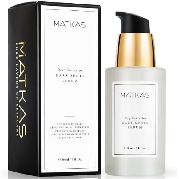 MATKAS Korean Dark Spot Remover for Face & Body Serum + Niacinamide + Oat Extract for Deep Correcting Uneven Skin Tone, Brightening Hyperpigmentation, Melasma, Dark Spot Corrector Cream for Underarm