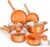 10-Piece Non-Stick Cookware Set Pots and Pans Set for Cooking – Ceramic Coating Saucepan, Stock Pot with Lid, Frying Pan, Copper