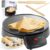 12″ Griddle & Crepe Maker, Non-Stick Electric Crepe Pan w Batter Spreader & Recipe Guide- Dual Use for Blintzes Eggs Pancakes, Portable, Adjustable Temperature Settings, Valentines Day Breakfast, Gift