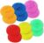 12 Pieces Dish Scrub Brush,Nylon Scouring Pads,Assorted Colors Round Plastic Dish Scrubbers, Mesh Scourers Polymesh Scouring Dish Pads Non Scratch Cleaning Supplies