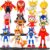 12 pcs Big Sonic Toys Action Figures 3.5-inch-tall, Sonic The Hedgehog Cupcake Toppers, Party Supplies Cake Toppers, Carry Bag