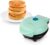 Dash Mini Maker: The Mini Waffle Maker Machine for Individual Waffles, Paninis, Hash browns, & other on the go Breakfast, Lunch, or Snacks – Aqua