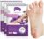 Foot Peel Mask 3 Pack -Exfoliating Foot Mask for Calluses, Dry Cracked Heels and Dead Skin – Moisturize and Repair Rough Foot with Natural Ingredients – Easy to Use at Home – Fits for Women & Men