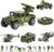 18 Pack Die-cast Military Vehicles Sets,6 Pack Assorted Alloy Metal Army Models Car Toys and 12 Pack Soldier Army Men, Mini Army Toy Tank,Panzer,Anti-Air Vehicle,Helicopter Playset for Kids Boys