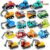 18 Piece Pull Back Car Assorted Mini Truck Model Car, Friction Powered Race Cars Vehicle Set for Toddlers, Boys, and Girls’ Educational Pretend Play