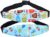 2 Pcs Baby Car Seat Neck Relief and Head Support,Silence Shopping Car Seat Head Band Strap Headrest,Stroller Car Seat Sleeping Head Support for Toddler Child Children Kids Infant Christmas (Blue)