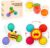 3 PCS Suction Cup Spinner Toys for Baby, Baby Spinner Suction Toys, Bath Toys for Toddlers 1-3, Spinning Toys Sensory Toys for Infant Babies 12 + Month, Travel Toys for Kids Boys Girls 1 2 3 Year Old