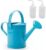 3PCS Package / 1PC 1.5L (51oz) Metal Watering Can + 2PCS Watering Bottle (250ml+250ml) Succulent Plastic Squeeze Bottle- Kids Children Garden Outdoor Watering Bucket – Small Portable Indoor Watering Equipment with Anti-Rust Powder Coating Treatment and Beautiful Color (Blue)