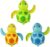 3pcs Bath Swimming Turtle Toy for Baby Toddler, Wind Up Chain Bathing Water Toy, Swimming Tub Bathtub Pool Cute Swimming Turtle Toys for Boys Girls.