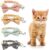 4 Pack Cat Collars with Bell and Detachable Bow Tie Adjustable and Safe Suitable for All Domestic Cats Quick Release Kitten Collars for Small Kitten Cats Dogs