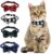4 Pcs Cat Collars Breakaway Kitten Collar with Bow Tie and Bell Adjustable Safety Quick Release Cat Collar for Girl Boy Cats Neck 8″-11″ (4 Colors)