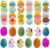 48PCS in 1, Fillable Surprise Eggs 24pcs with 24pcs Mochi Squishy Toys, Classroom Surprise Toys Plastic Surprise Eggs Bulk Perfect for Party Stuffer for Kids Class Prize Birthday Xmas Gifts Party Favors (48PCS)