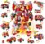 591PCS STEM Building Toys for Kids,13 in 1 City Fire Trucks Toys Building Blocks Set Age 6 7 8 9 10 11 12＋Year Old,Police Fire Rescue Robot Building Kit,Educational Toys Gifts for Boys Girls Toddlers