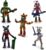 5Pcs/Set 14Cm Action Figure Toy Security Breach Series Foxy Bonnie Fazbear PVC Dolls FNAF for Kid Gifts