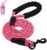 6.5 FT Strong Dog Leash with Waste Bag Holder, Chew Resistant Leash, Heavy Duty Rock Climbing Rope, Comfortable Padded Grip, Reflective Rope, Durable Metal Clasp, Leash for Medium & Large Dogs, Attaches to Pet Collar, Lightweight Leash
