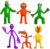 6PC Rainbow Friends Figure Model,Rainbow Doll Friends,3.6-4.5in Rainbow Friends Action Figures Toys,Colorful Anime Figures Halloween Thanksgiving Christmas Kids Gifts(6PC-C)