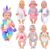 7 Sets Unicorn Lovely Animal Doll Clothes Doll Accessories for 15 inch Baby Doll, 16-17 inch New Born Baby Doll, 18 Inch Girl Doll