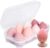 8 Pack Makeup Sponge Set,Makeup Puff Beauty Makeup Egg,Soft Polyester Makeup Blender Sponges with Sponge Holder (Pink)