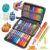 Acrylic Paint Pens 48 Color Painting Markers with Canvas Bag for Rock Painting, Stone, Ceramic, Glass, Wood, Fabric, Canvas, Set of Paint Markers