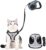 Aedcbaide Cat Harness,Soft Dog Harness Small Breed with 5m/16.4 Ft Automatic Telescopic Traction Rope,Adjustable Cat Harness and Leash Escape Proof,Dog Harness with Leads Night Reflector(S)