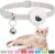 AirTag Cat Collar, Reflective Kitten Collar Breakaway Apple Air Tag Cat Collar, GPS Cat Collar with AirTag Holder and Bell, Lightweight Tracker Cat Collars for Girl Boy Cats, Kittens and Puppies (White)