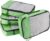 Amazon Basics 4 Piece Packing Travel Organizer Cubes Set – Medium, Green