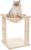 Amazon Basics Cat Condo Tree Tower With Hammock Bed And Scratching Post – 16 x 20 x 16 Inches, Beige