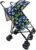 AmorosO Twin Lightweight Umbrella Stroller | Easy to Clean Baby Stroller with Four Wheels | Foldable & Travel-Ready Compact Stroller | Sunlight and Light Rain Protection | Blue