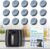 Appliance Sliders, 16pcs Small Kitchen Appliance Sliders Self Adhesive Teflon Easy Sliders Appliance Mover For Countertop Appliance Stand Mixer, Coffee Maker, Air Fryer, Food Processor,Pressure Cooker