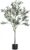 Artificial Olive Tree, 5ft (60”) Tall Fake Plants Suitable for Modern Living Rooms Home Office Indoor & Outdoor Garden Decor, Natural Artificial Plants for Housewarming, About 600 Leaves