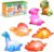 Baby Bath Toys, vicia Dinosaur Toys for 1-5 Year Old Boys Water Toys Girls Toys Age 1-5 Pool Toys Sand Toys for Toddlers 1-5 Floating Water Toy Swimming Pool Toys for Kids 1-5 Bathtub Toys for Babies