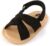 Baby Girls Sandals Pu Leather Flower Rubbler Sole Non-slip Summer First Walkers Shoes