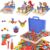 Bachentary Educational Construction Toys with Electric Drill, 332PCS Play Tool Set with Screwdriver DIY Building Toys for Boys Girls, Creative Building Blocks STEM Learning Toys, Ages 4 and Up