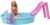 Barbie Doll and Pool Playset with Pink Slide, Beverage Accessories and Towel, Blonde Doll in Tropical Swimsuit